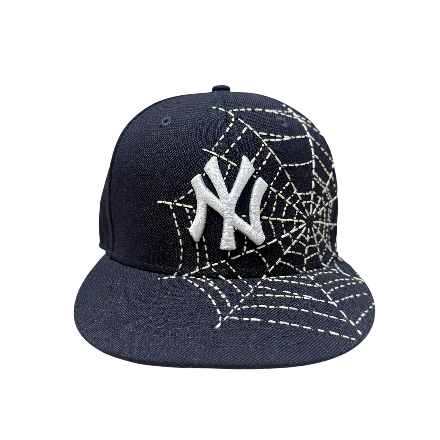 LOSO SASHIKO YANKEES FITTED CAP NAVY