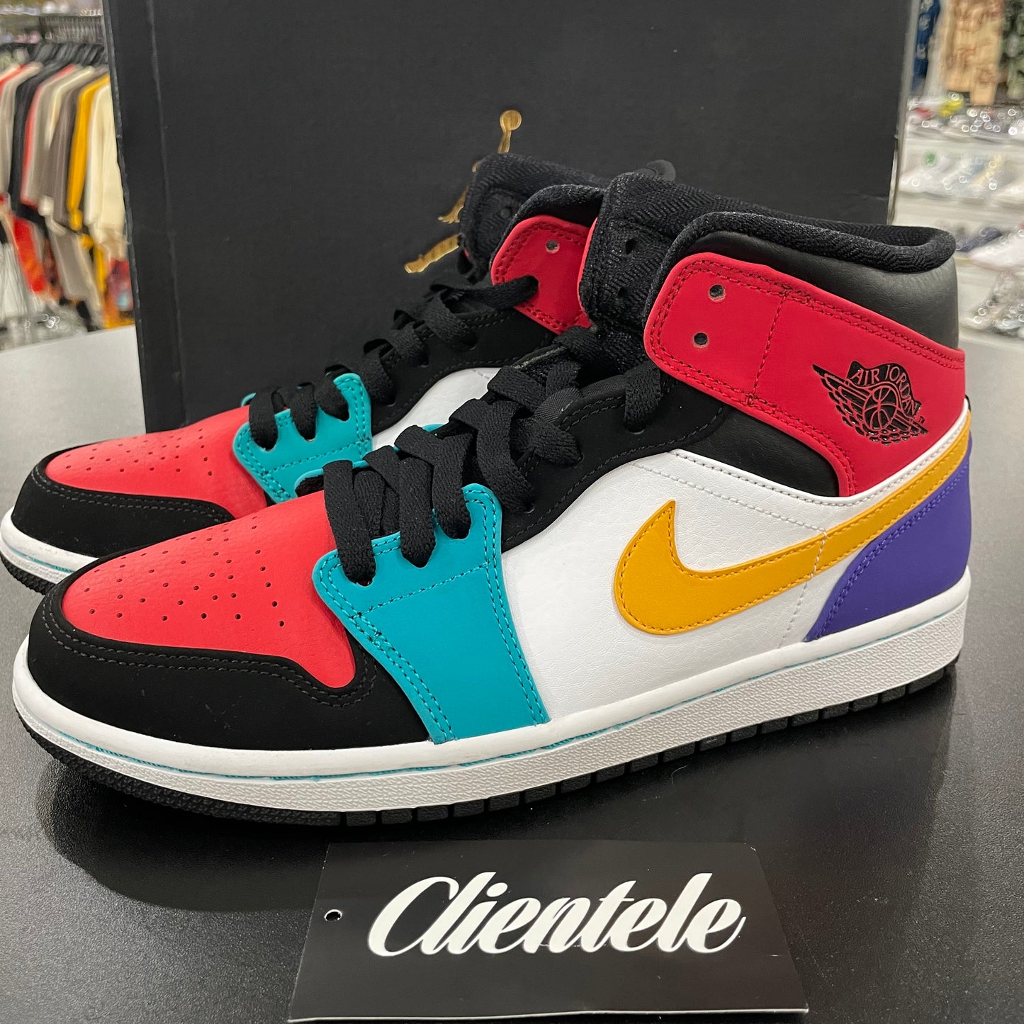 AIR JORDAN 1 MID BRED MULTI EXB, 8