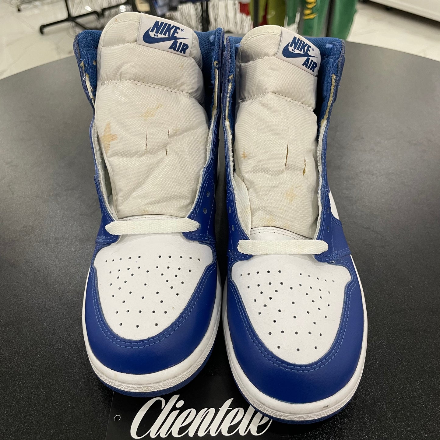 AIR JORDAN 1 RETRO STORM BLUE POR, 6.5